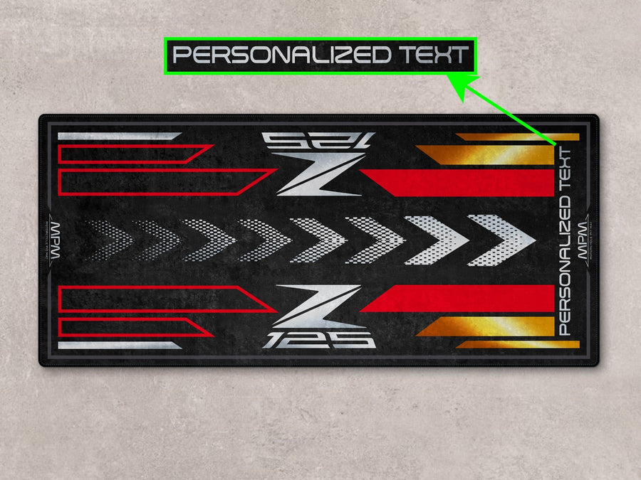 MPM Motorcycle Mat for Kawasaki Z125 - MM7408