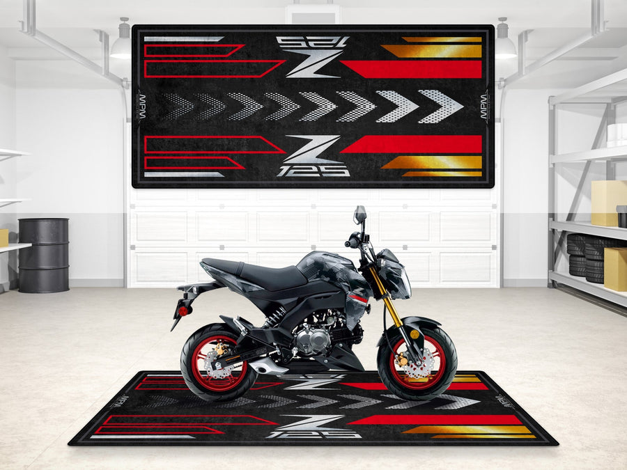 MPM Motorcycle Mat for Kawasaki Z125 - MM7408