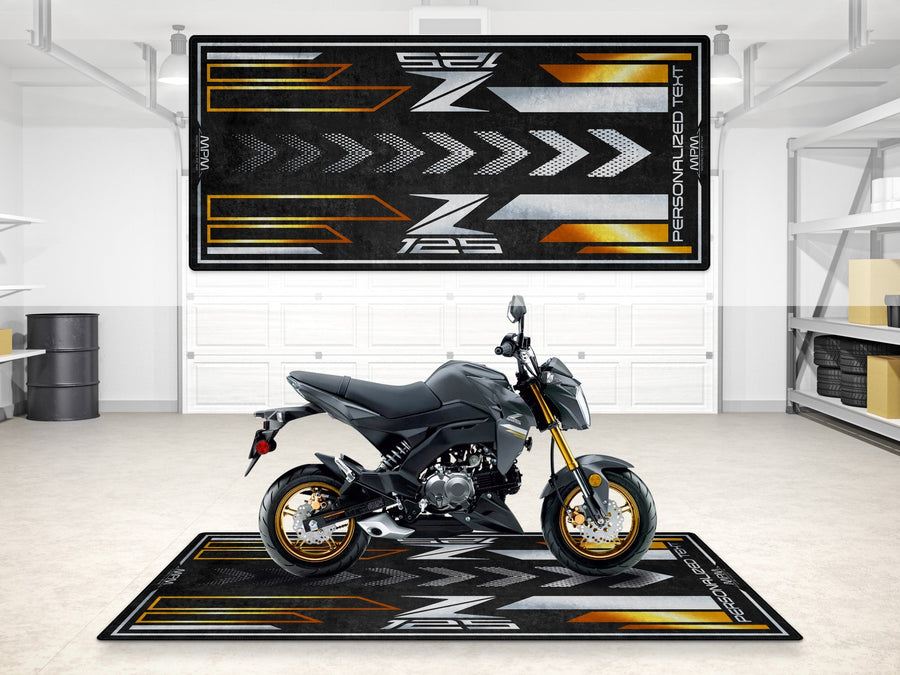 MPM Motorcycle Mat for Kawasaki Z125 - MM7408