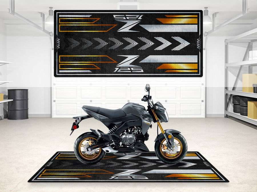 MPM Motorcycle Mat for Kawasaki Z125 - MM7408