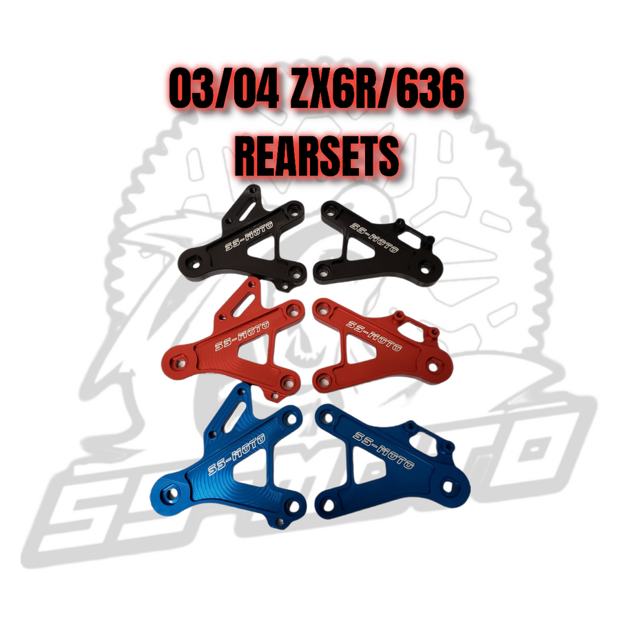 Rearsets with Solid Pegs - SS-MOTO 